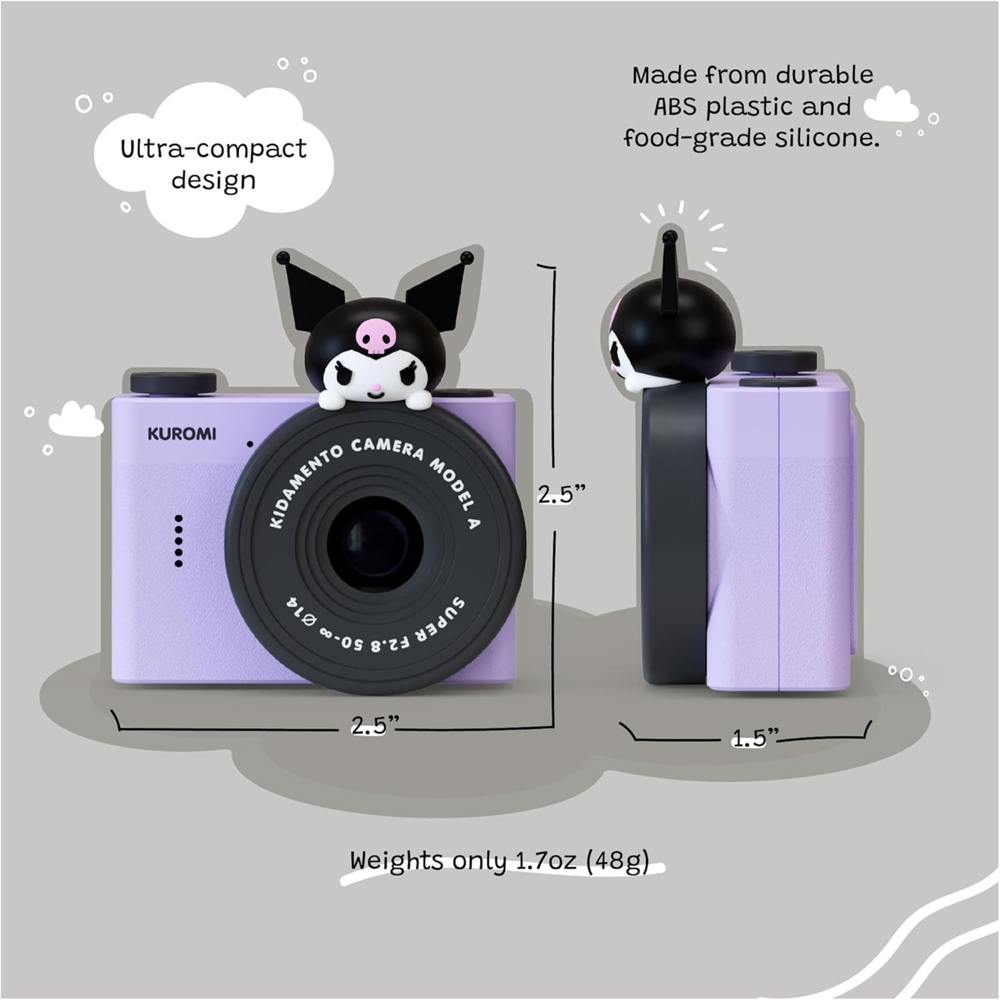 Kiimento Kuromi Mini Kids Digital Camera and Video Camcorder Image 4