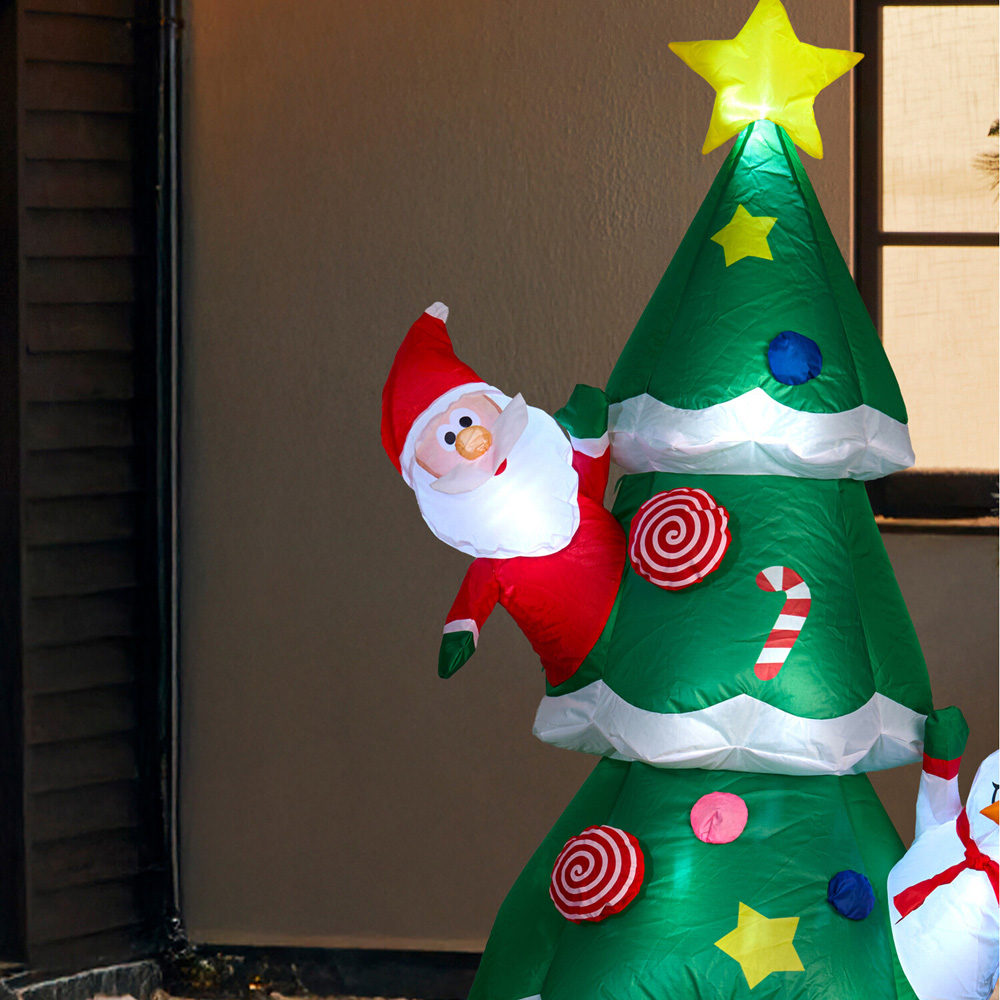 Disco Christmas Tree Inflatable Image 4