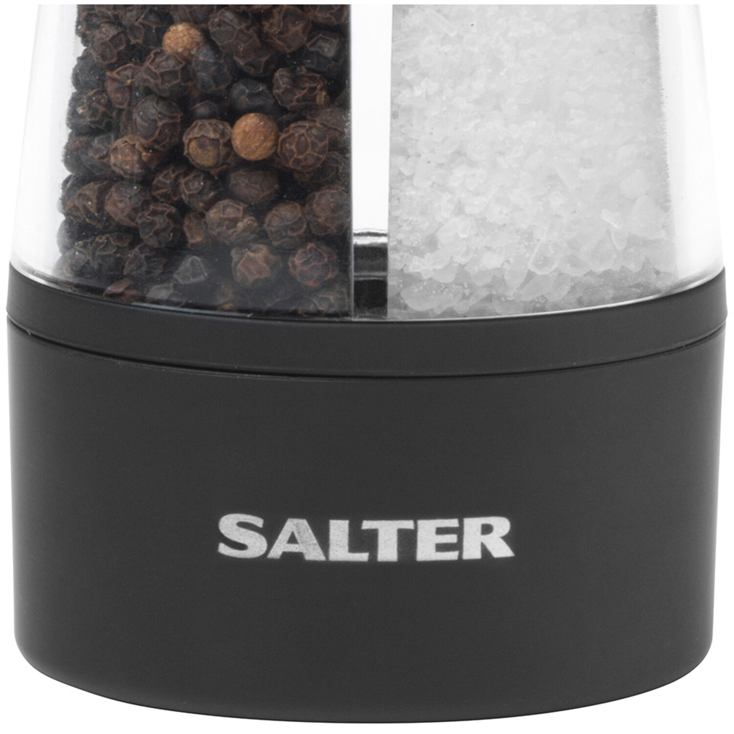 Dual Salt and Pepper Mechanical Mill - Black Image 2