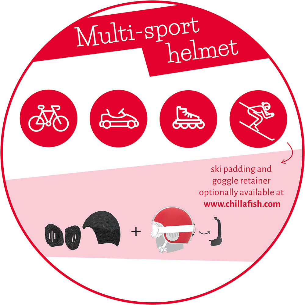 Chillafish Bobbi Extra Small Red Helmet Image 5