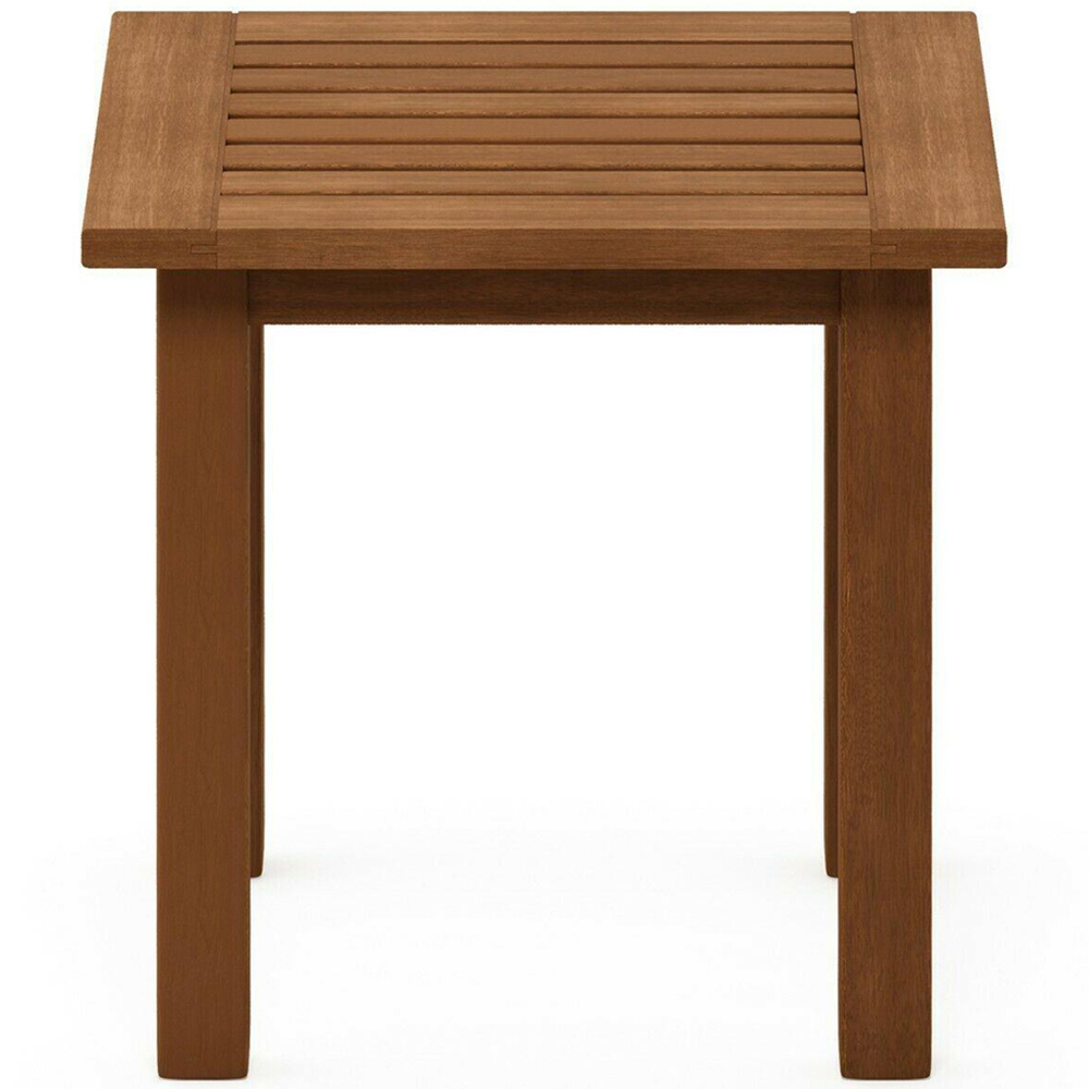 Walplus Tioman Natural Hardwood End Table Image 3