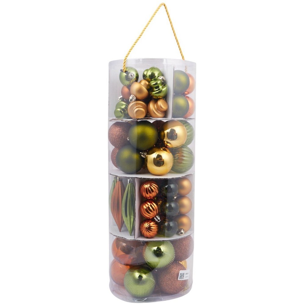 Pack of 100 Amber Charm Baubles Image 3