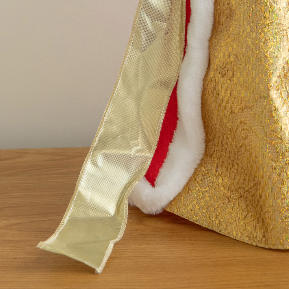 Samuel Alexander Traditional Gold and Red Angel Christmas Tree Topper 45cm Image 6