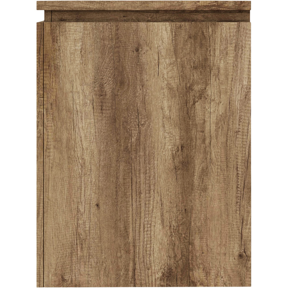 GFW Canyon Single Door 2 Shelf Grey Oak Compact TV Unit Image 5