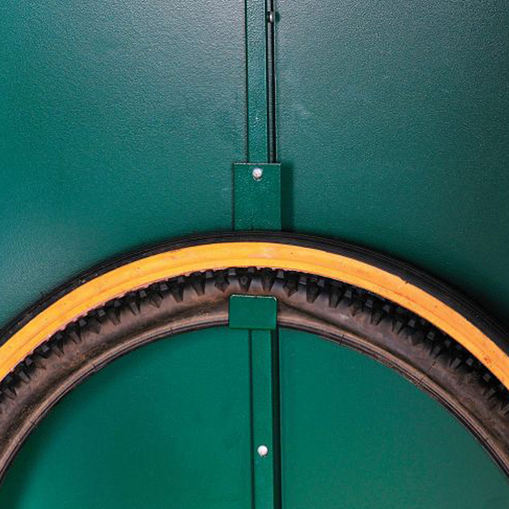 Asgard Centurion 5 x 7ft Double Door Green High Security Bike Shed Image 5