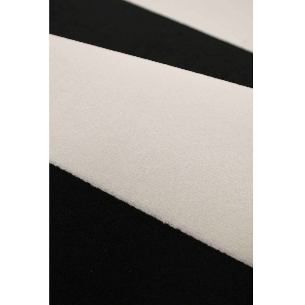 Homemaker Maestro Black Bold Line Rug 120 x 160cm Image 3