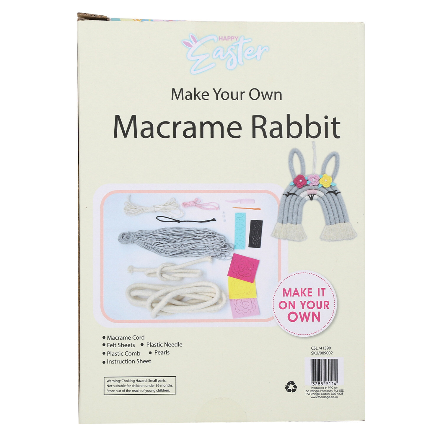 Make Your Own Macrame Rabbit Image 2