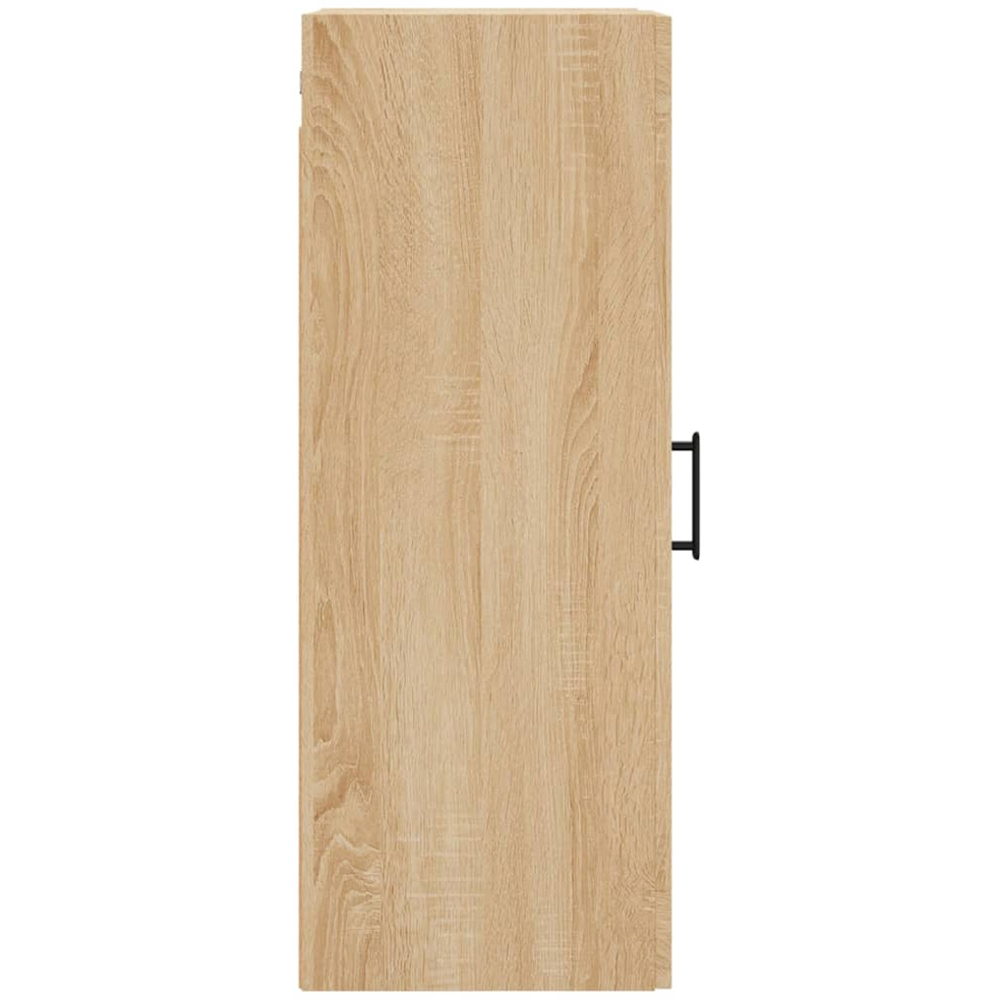 vidaXL Single Door Smoked Oak Wall Mounted Cabinet Image 6