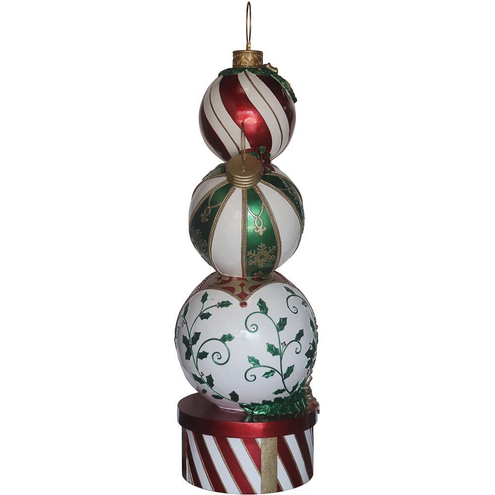 The Christmas Centre Multicolour LED Bauble Stack Decoration 150cm Image 1