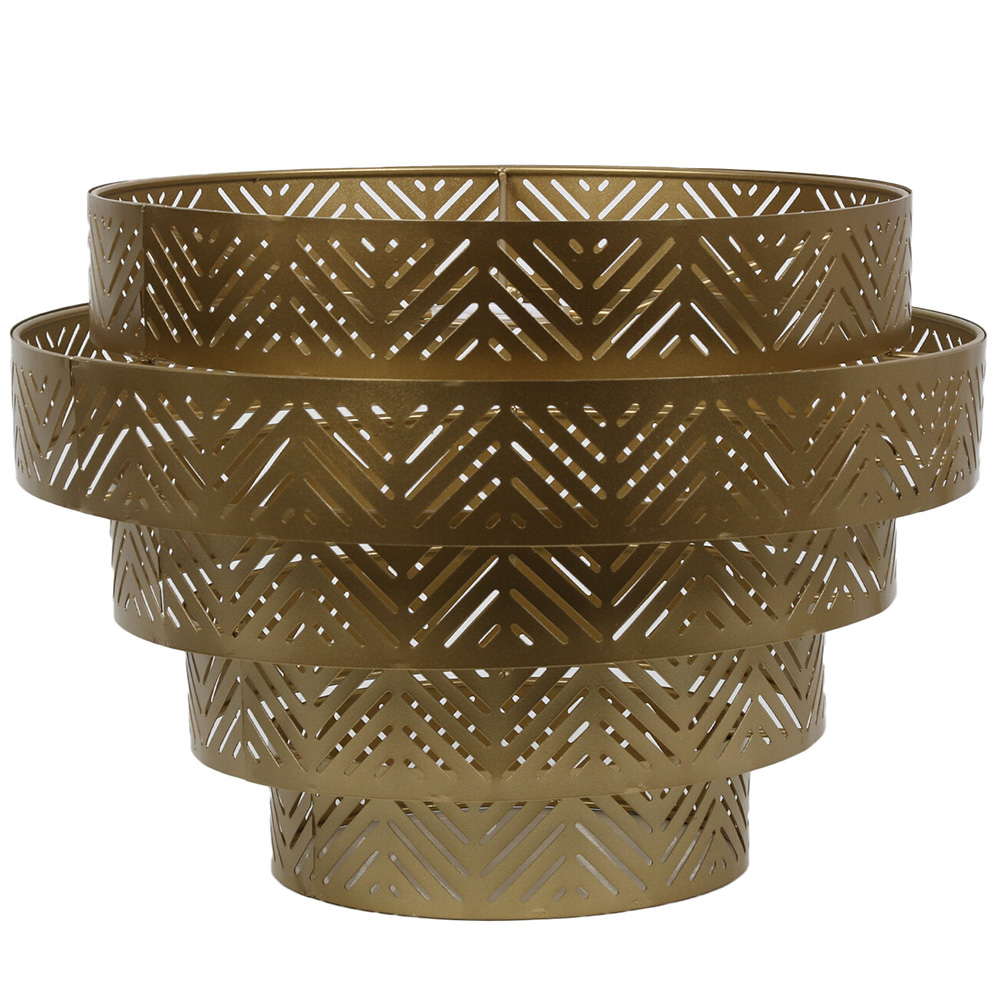 Soleil Gold Tiered Pendant Shade Image