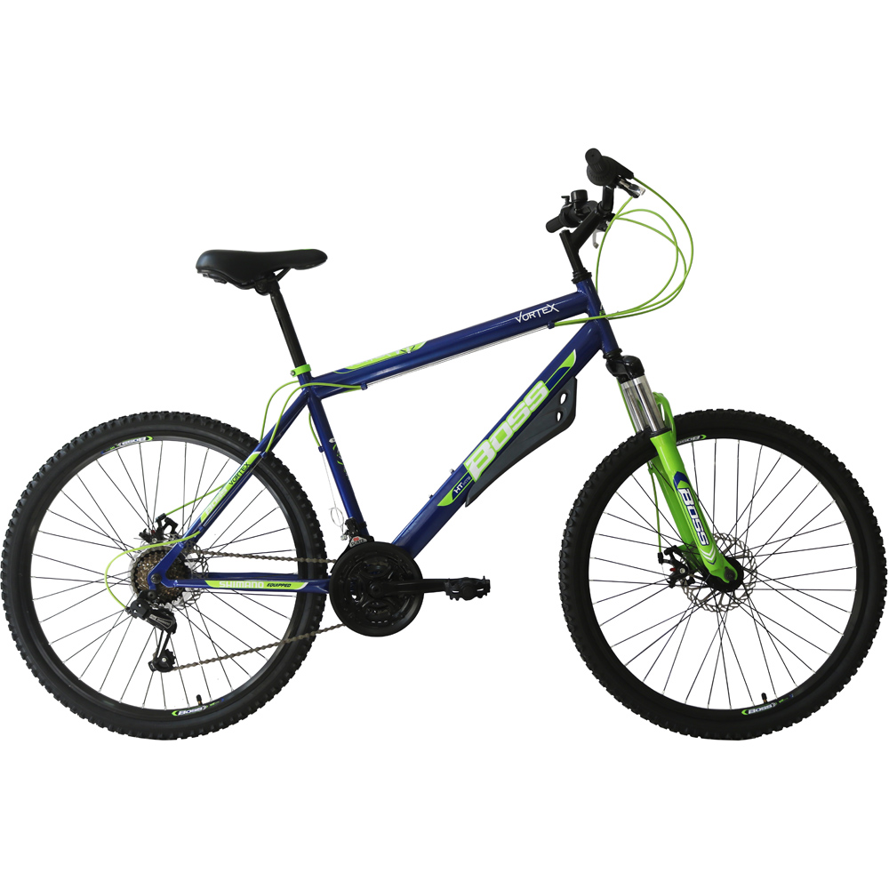 Boss Vortex 26 inch Green and Blue Mountain Bike Image 1