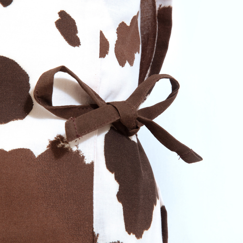 Cow Print Duvet Set Brown Double Image 4