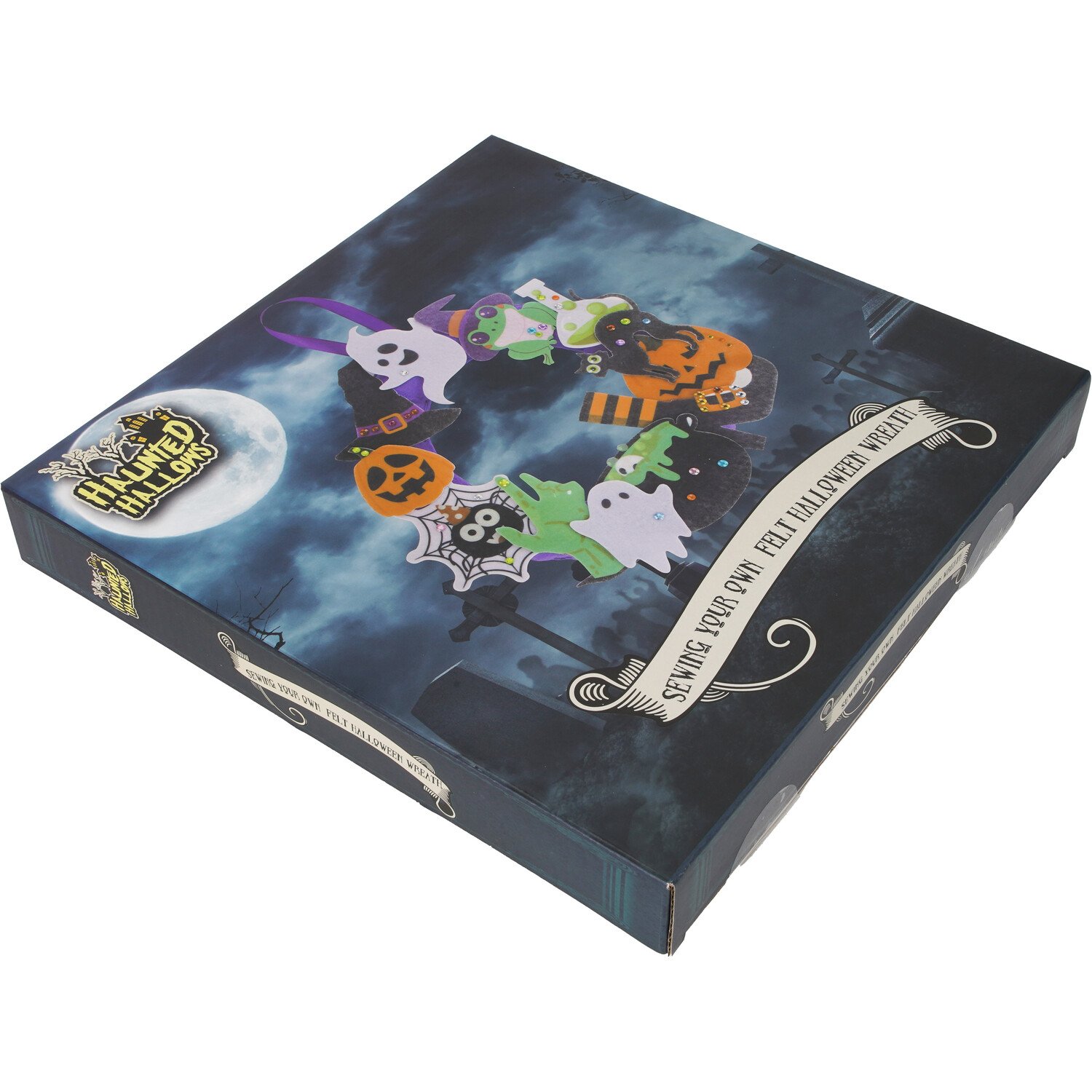 Sewing Your Own Felt Halloween Wreath Image 3