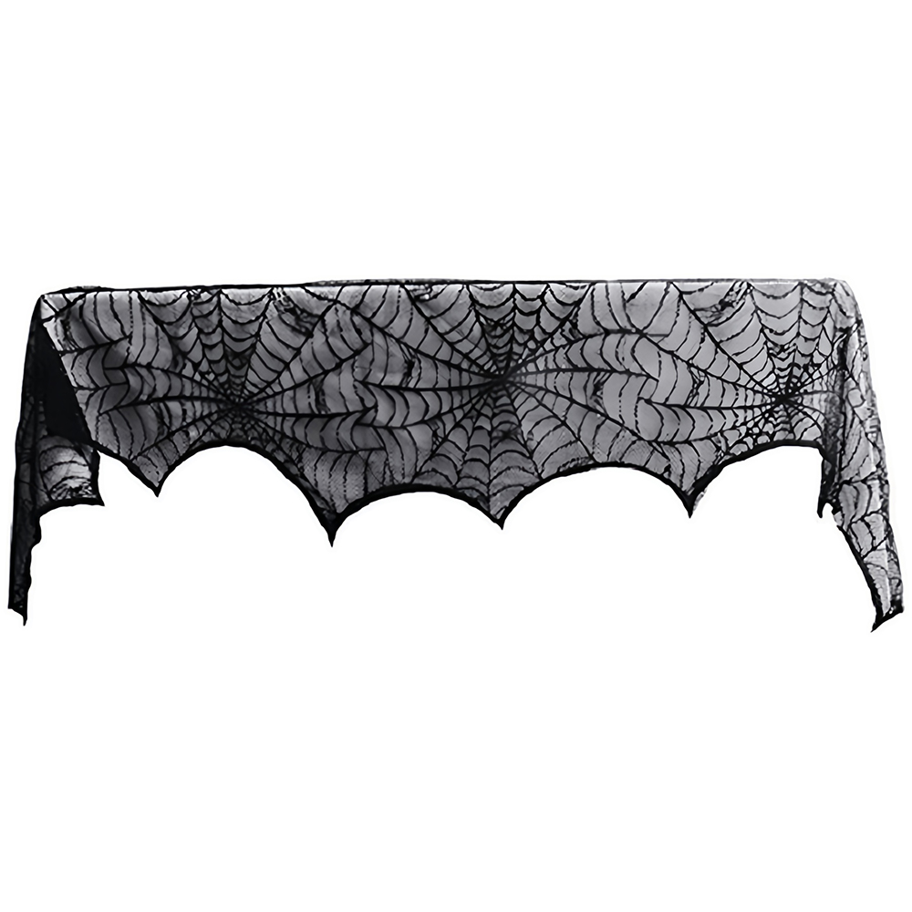 Jaoyeh Black Lace Mesh Halloween Stove Towel Image 1