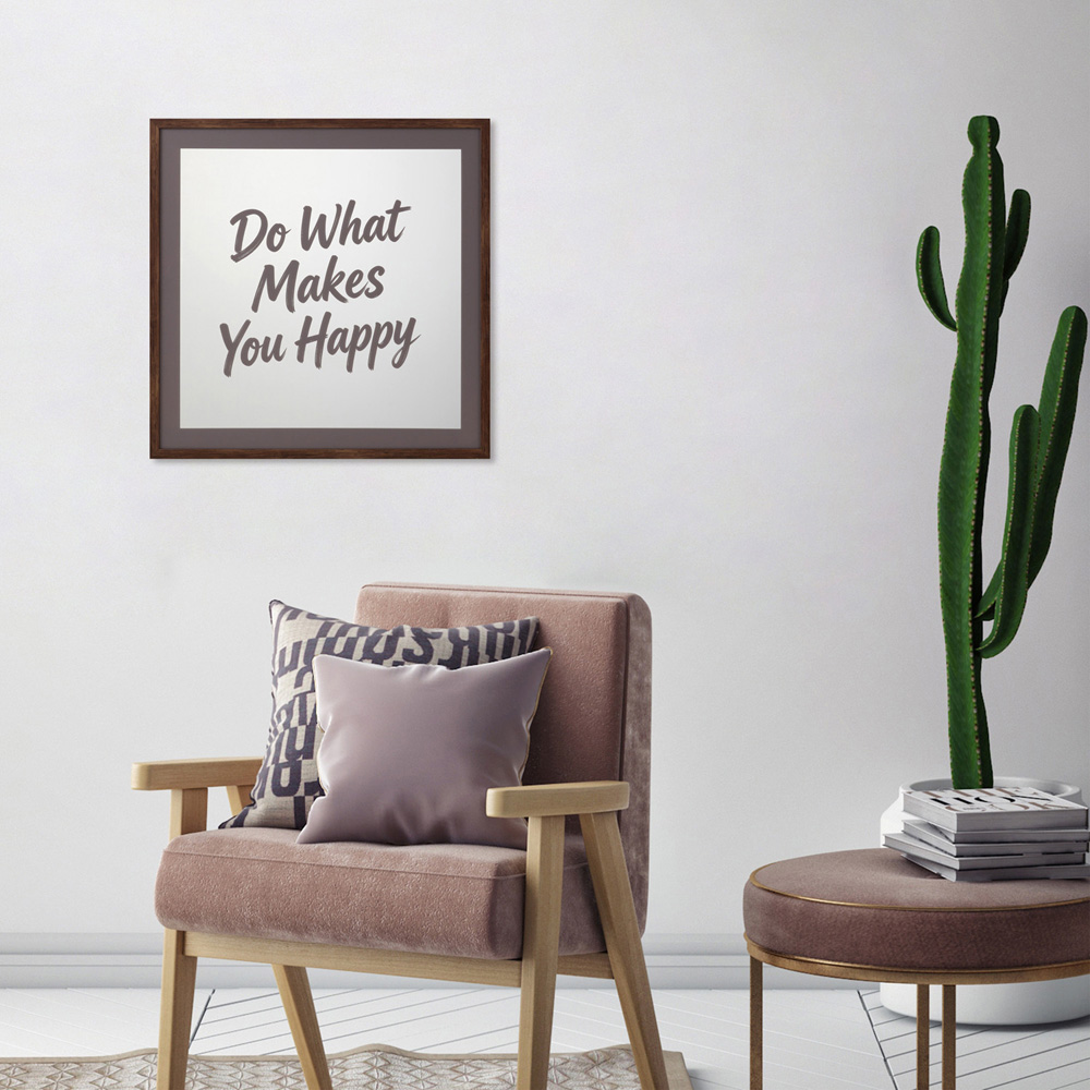 Motivational Framed Mirrored Art Image 6