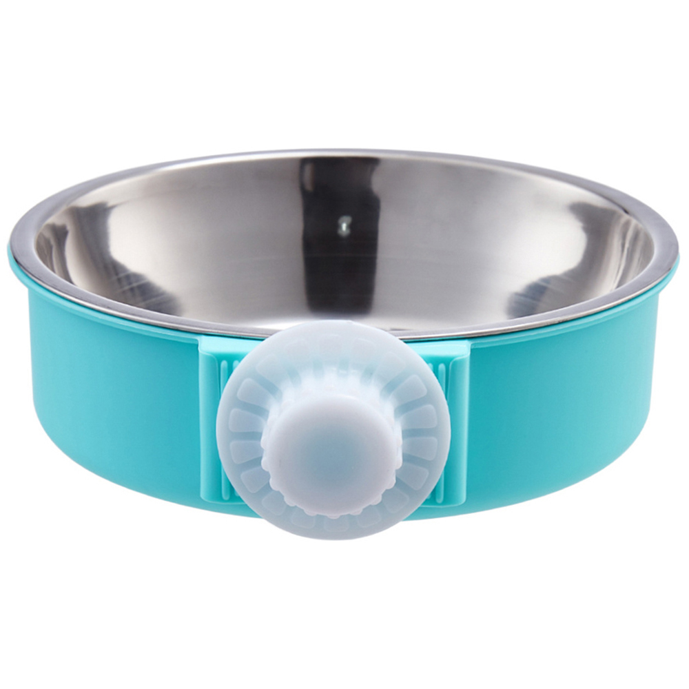 H&O Direct Blue 2 in 1 Cage Hanging Pet Feeder Image 1