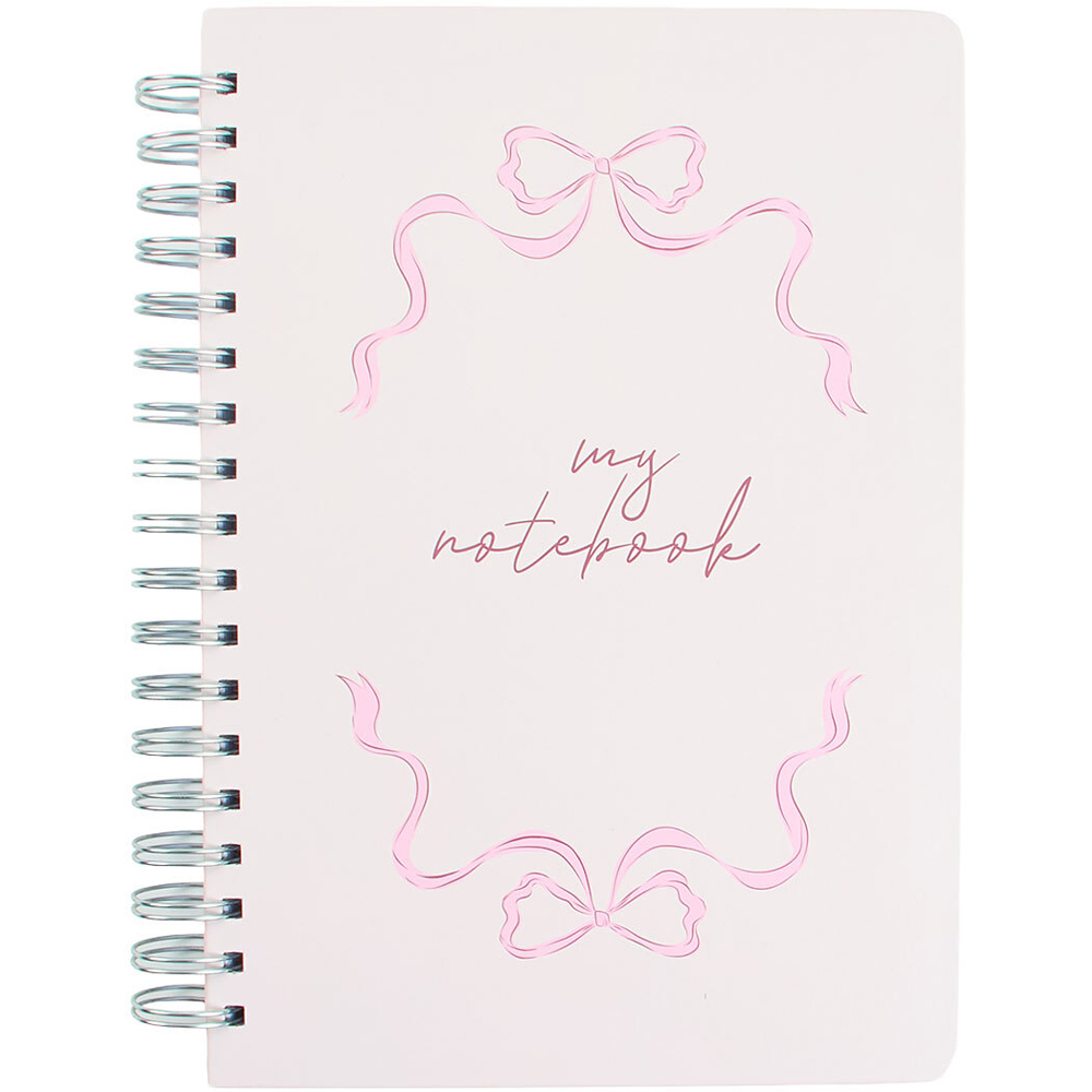 Pastel Bow B5 Notebook Image 2