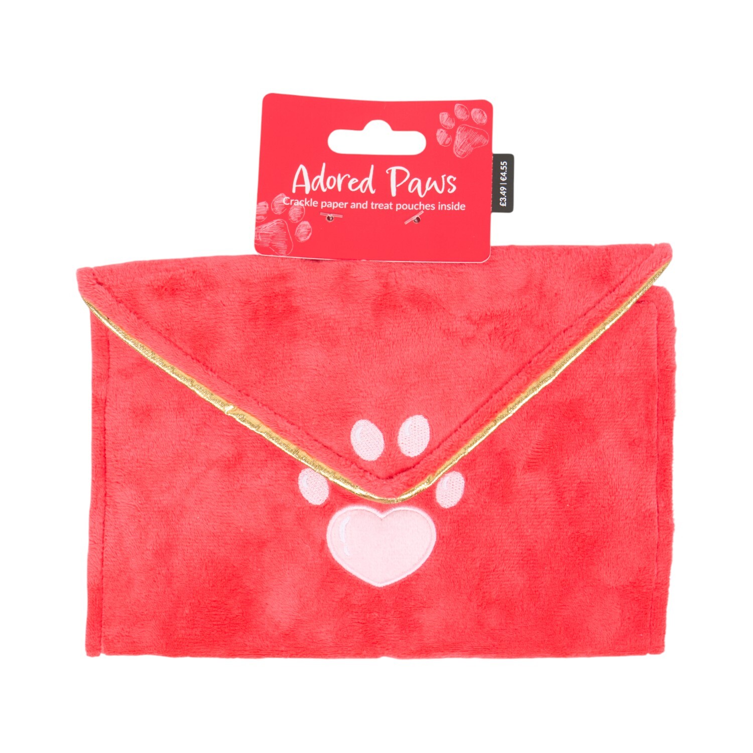 Love Letter Dog Toy Red Image 2