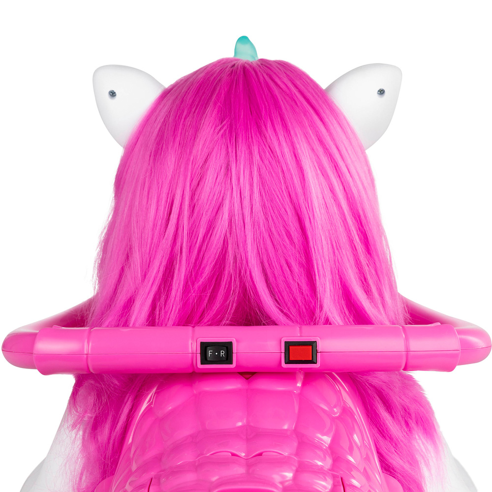 Xootz White Kids Magical Unicorn Ride-On Toy Image 5