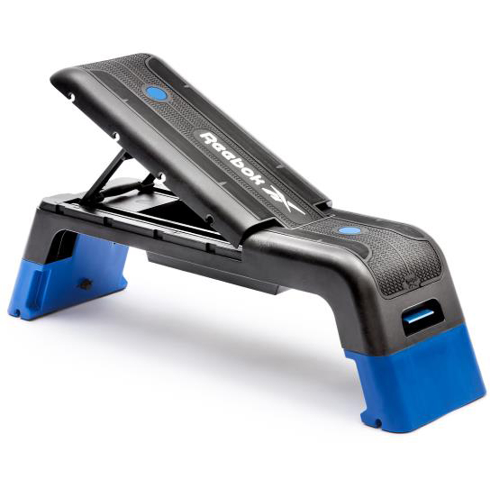Reebok Blue Aerobic Step with Adjustable Weight Bench Image 4