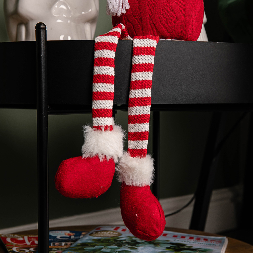 Samuel Alexander Red and White Dangly Legs Reindeer LED Christmas Decoration 54cm Image 4