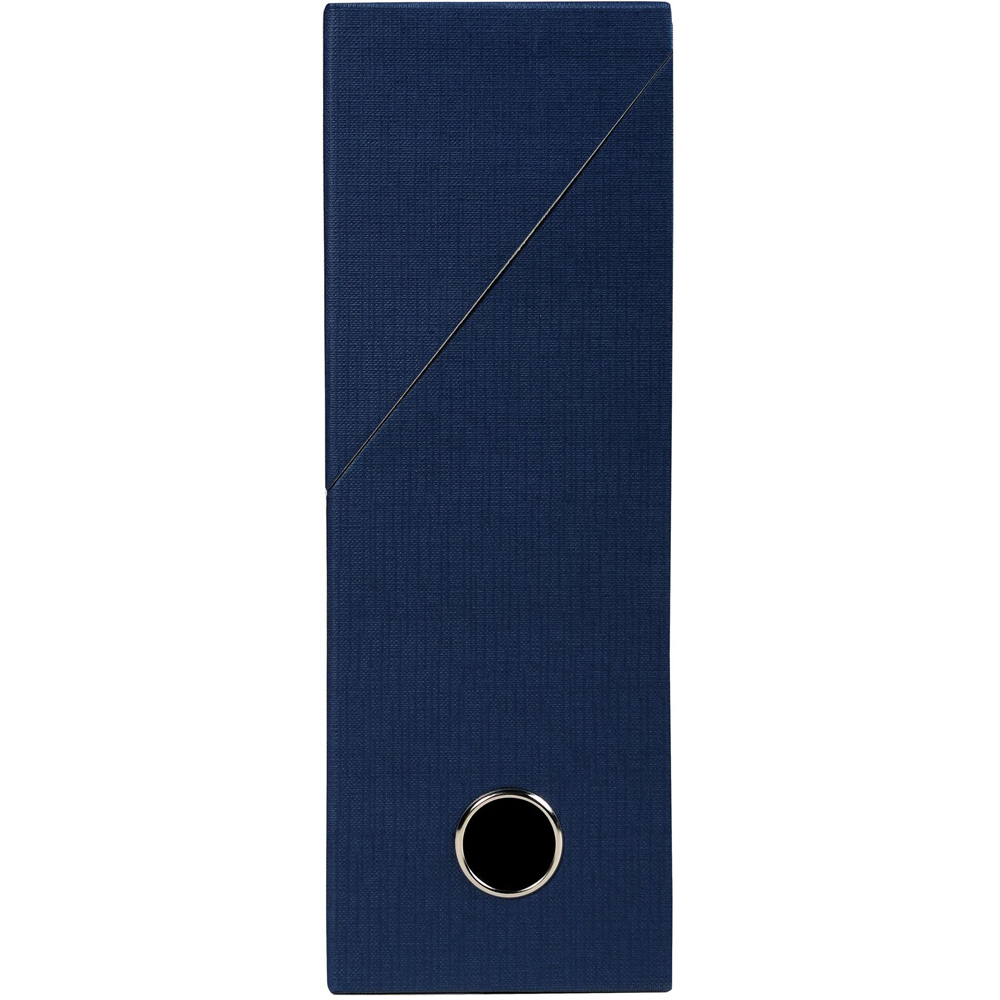Exacompta A4 Dark Blue Canvas Transfer Box 5 Pack Image 3