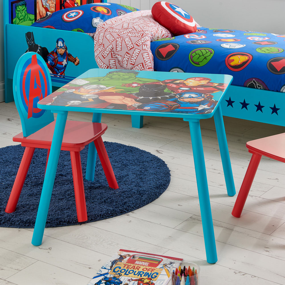 Disney Marvel Avengers Table and Chairs Set Image 2