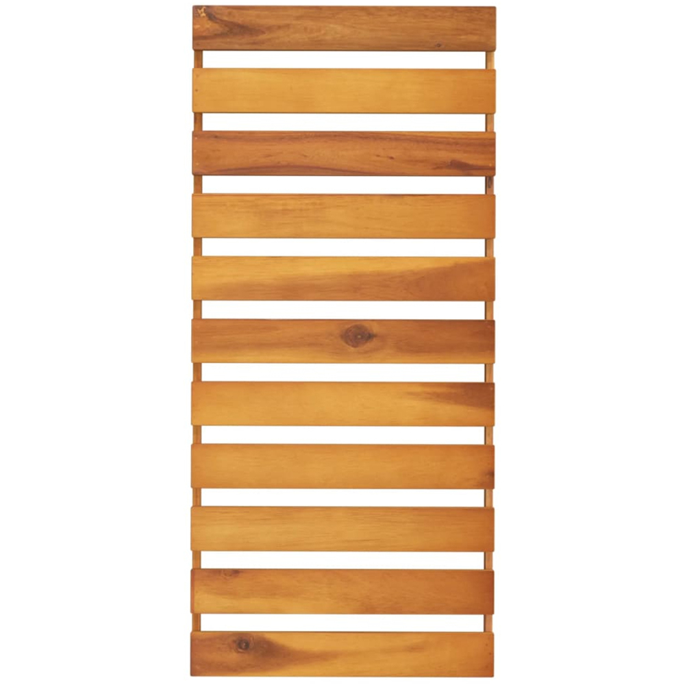 vidaXL 3-Tier Brown Solid Wood Acacia Foldable Storage Unit Image 6