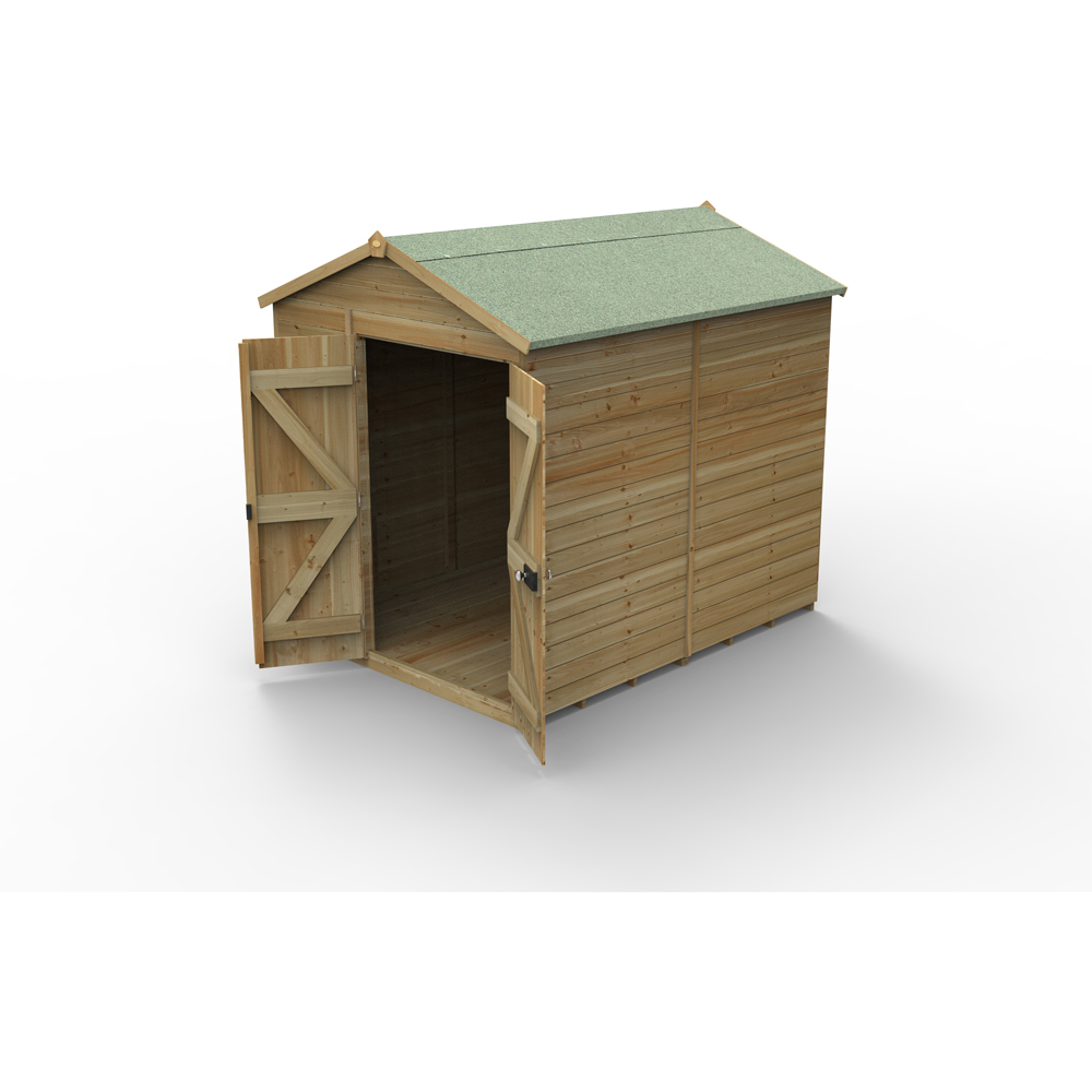 Forest Garden Timberdale 6 x 8ft Apex Shed Image 3