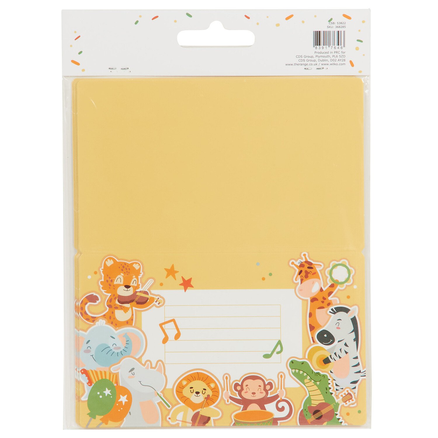 Safari Party Name Cards - Multicolour Image 2