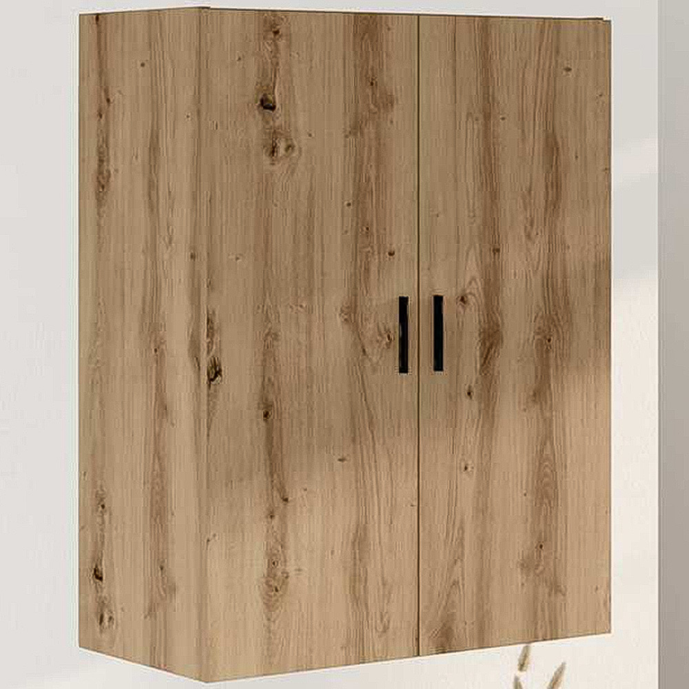 vidaXL 2 Door Artisan Oak Wall Mounted Cabinet Image 1