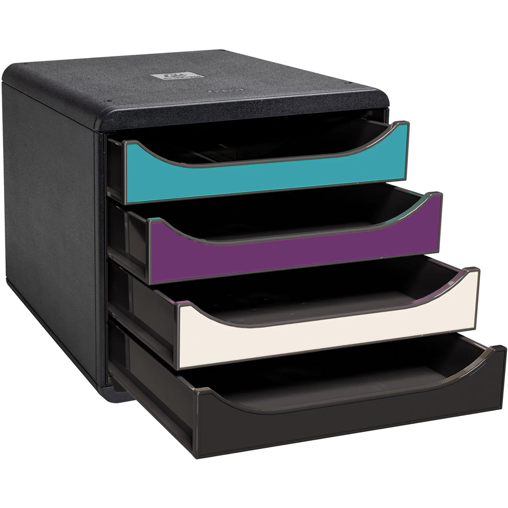 Exacompta Big Box 4 Drawer Multicolour Filing Module Image 4