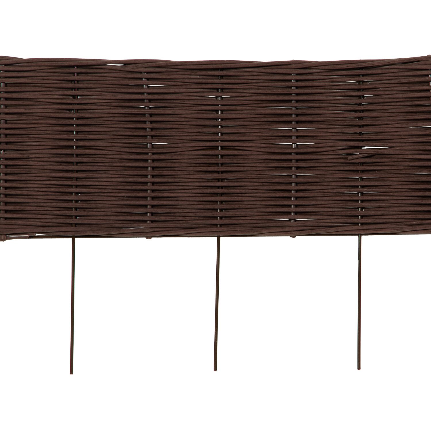 Faux Rattan Edging - Brown Image 7