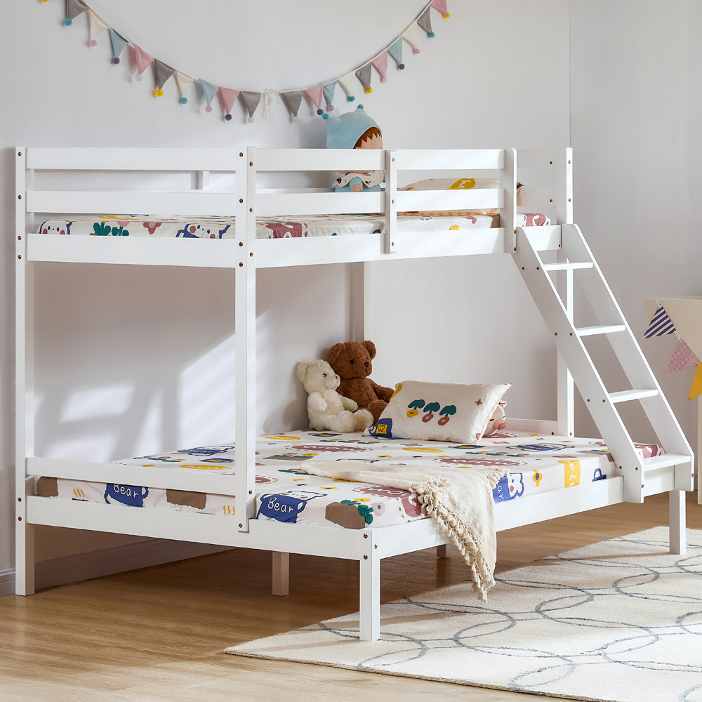Vida Designs Sydney Triple Sleeper White Bunk Bed Image 1