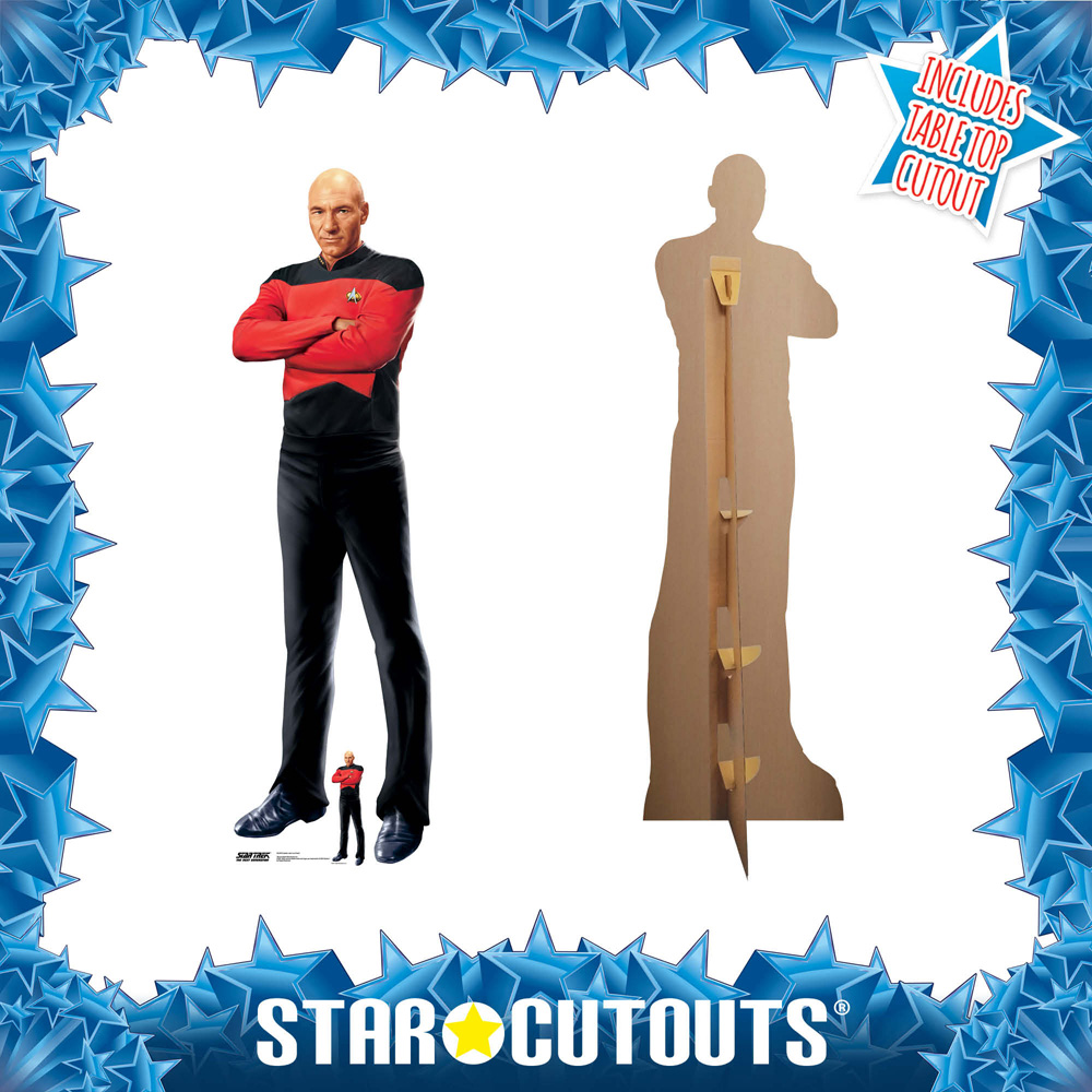 Star Cutouts Captain Jean Luc Picard Cardboard Cutout 5.8ft Image 4