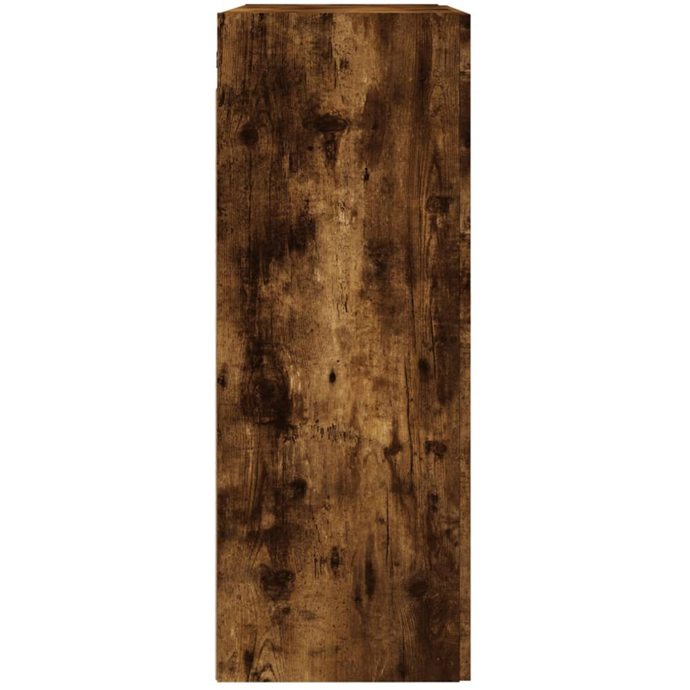 vidaXL 2 Door Brown Smoked Oak Wall Mounted Cabinet Image 6