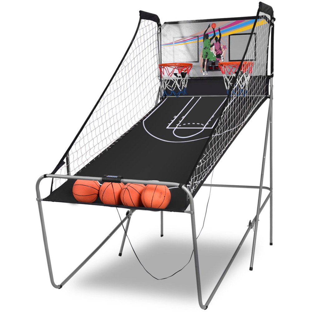 Costway 2 Player Grey Basketball Arcade Game Image 2