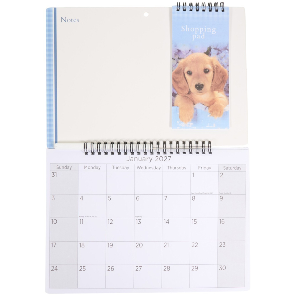 2027 Whiteboard Calendar with Pad and Pen Image 2