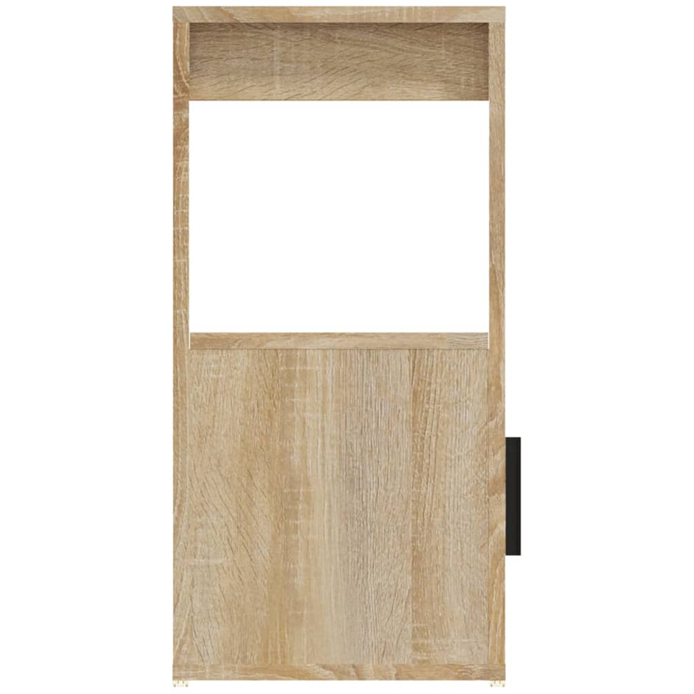 vidaXL 2 Door Single Shelf Sonoma Oak Sideboard Image 8