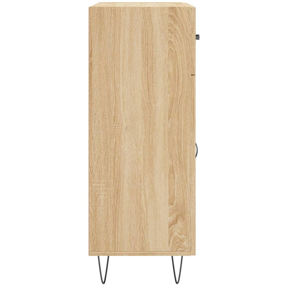 vidaXL 2 Door 2 Drawer Sonoma Oak Sideboard Image 7