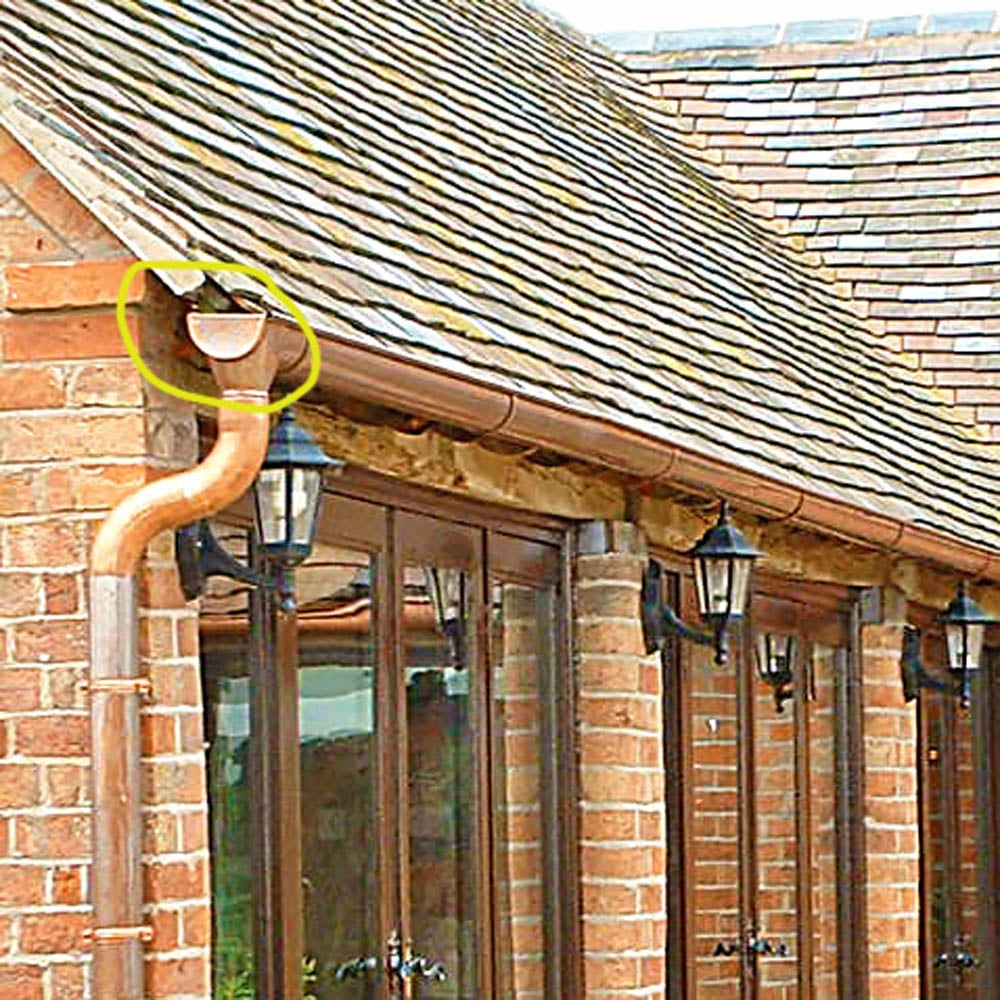 Metal Gutta Copper Stop End 2 Pack Image 4