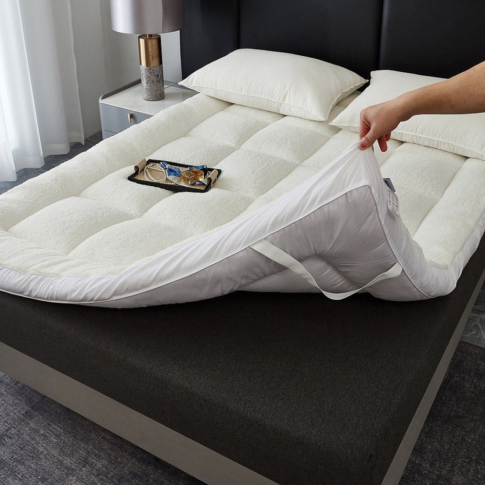 Ezysleep Super King Size Sherpa All Season Mattress Topper Image 4