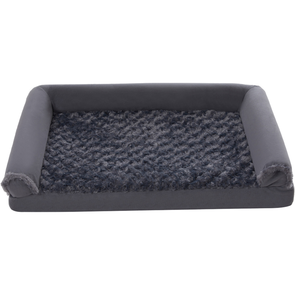 H&O Direct 75cm U Shape Anti Slip Bolster Pet Bed Image 1