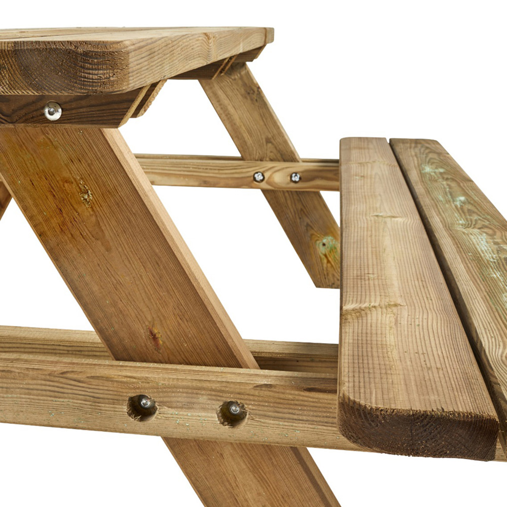 Cerland Matisse Wooden Picnic Table 6ft Image 3
