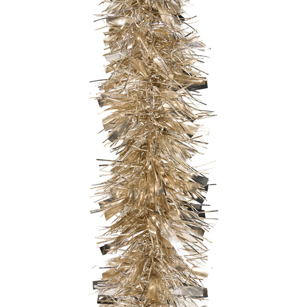 Chunky Festive Tinsel - Champagne Image 2