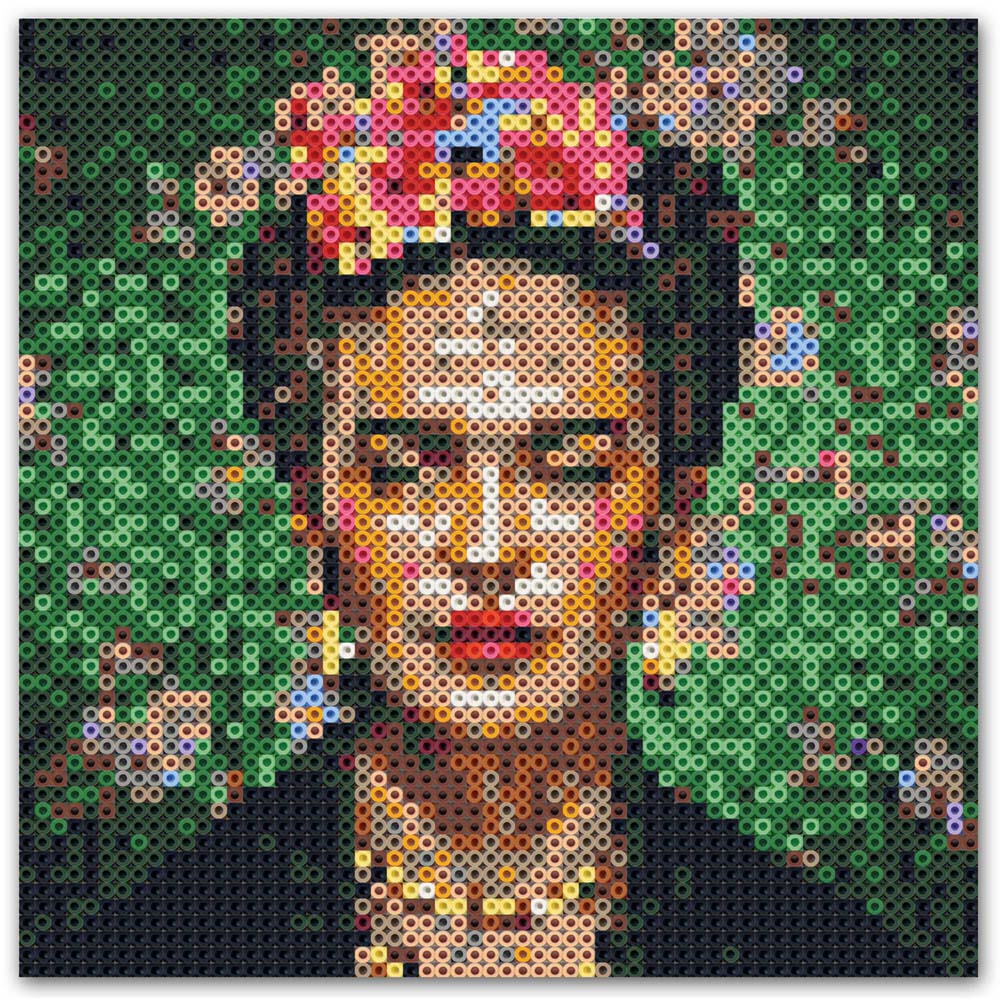 SES Creative Beedz Art Frida Kahlo Iron On Beads Kit 5000 Piece  Image 3