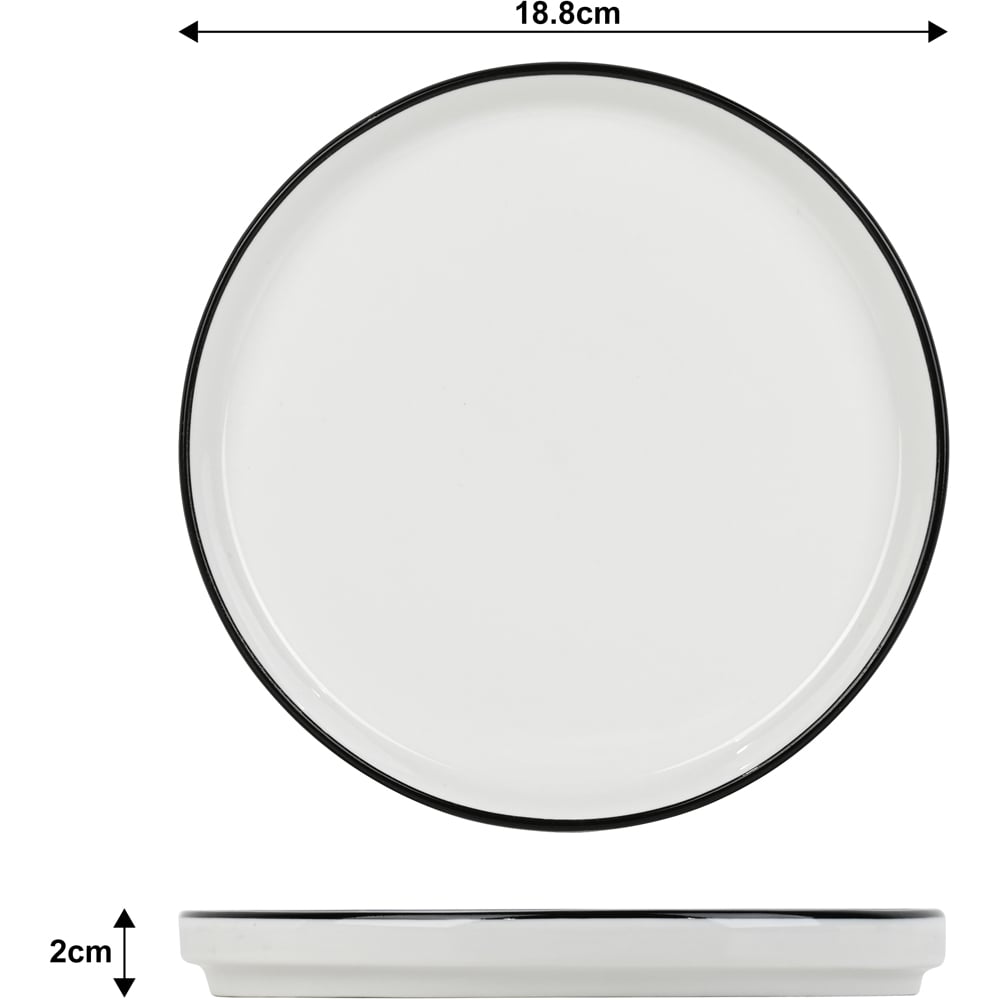 Waterside White Stackable 12 Piece Dinner Set Image 4