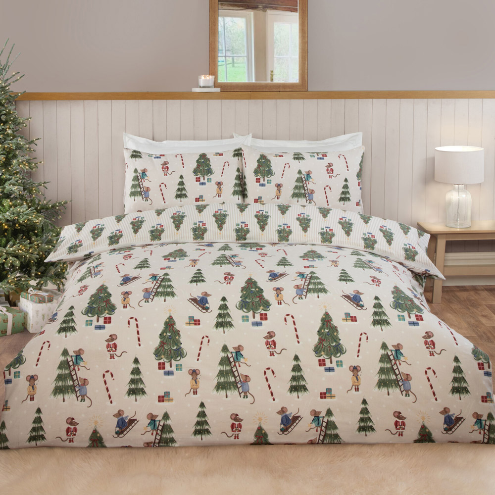 Mouse Village Duvet Set Single Image 1