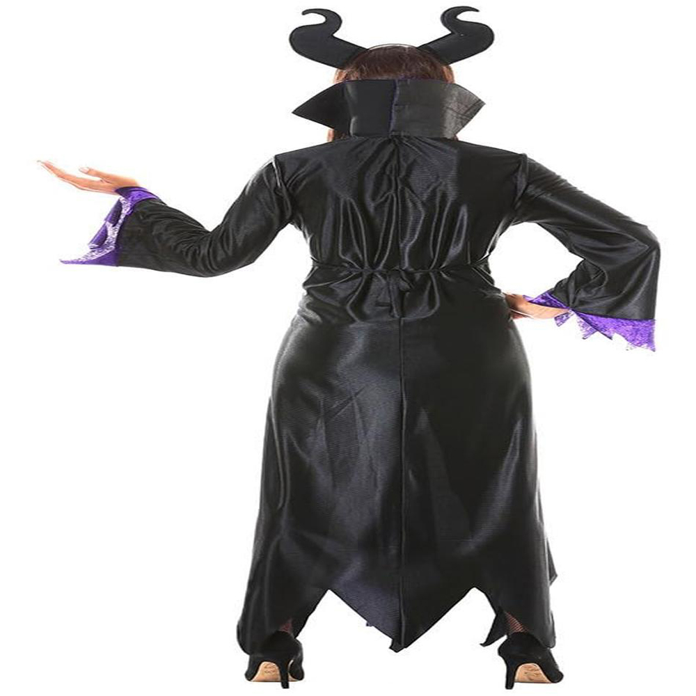 Fiestas Guirca Adult Dark Fairy Black and Lilac Halloween Costume Medium Image 2