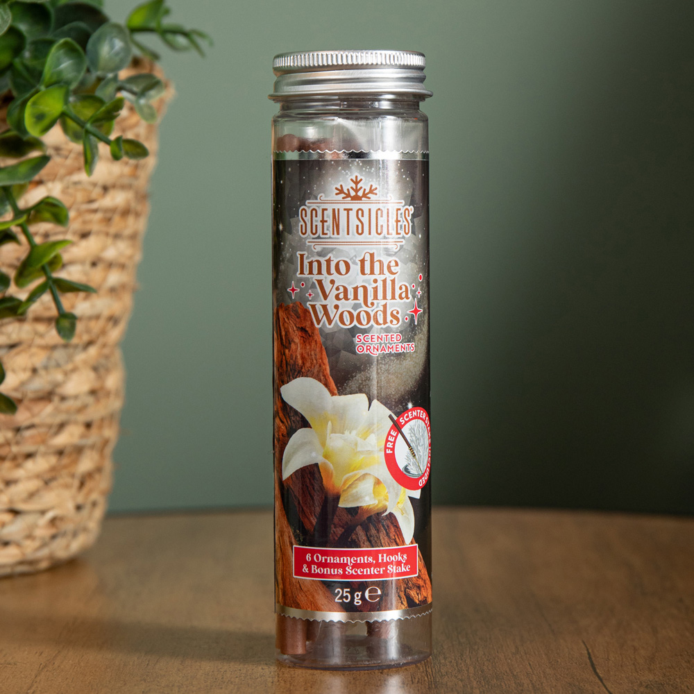 Samuel Alexander Into The Vanilla Woods Scented Christmas Scentsicles with Hooks 25g Image 2